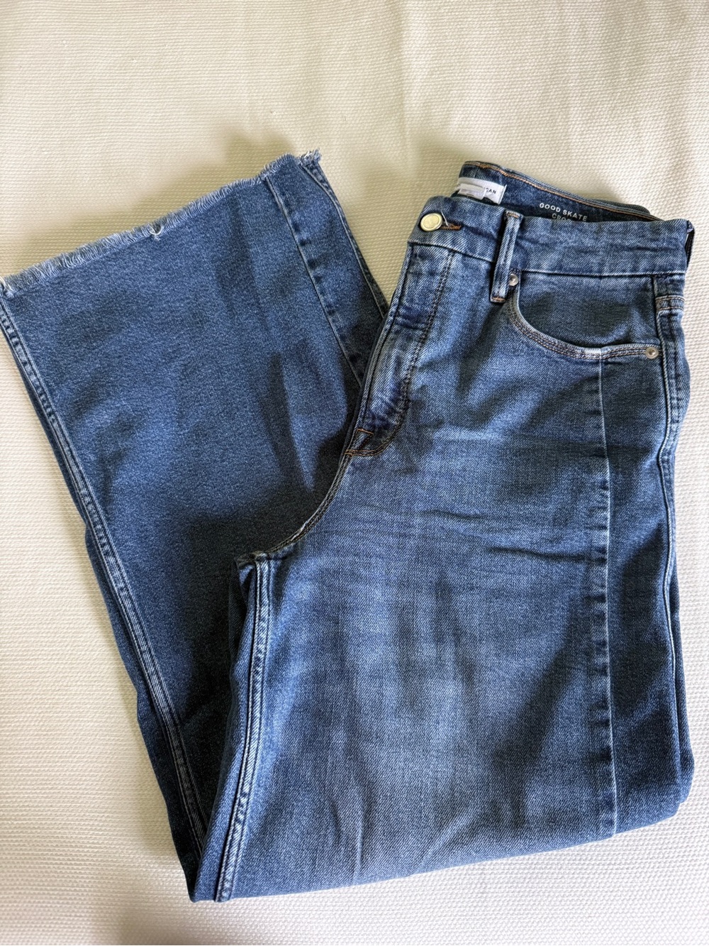 Good American Good Skate Crop, sz 8/29